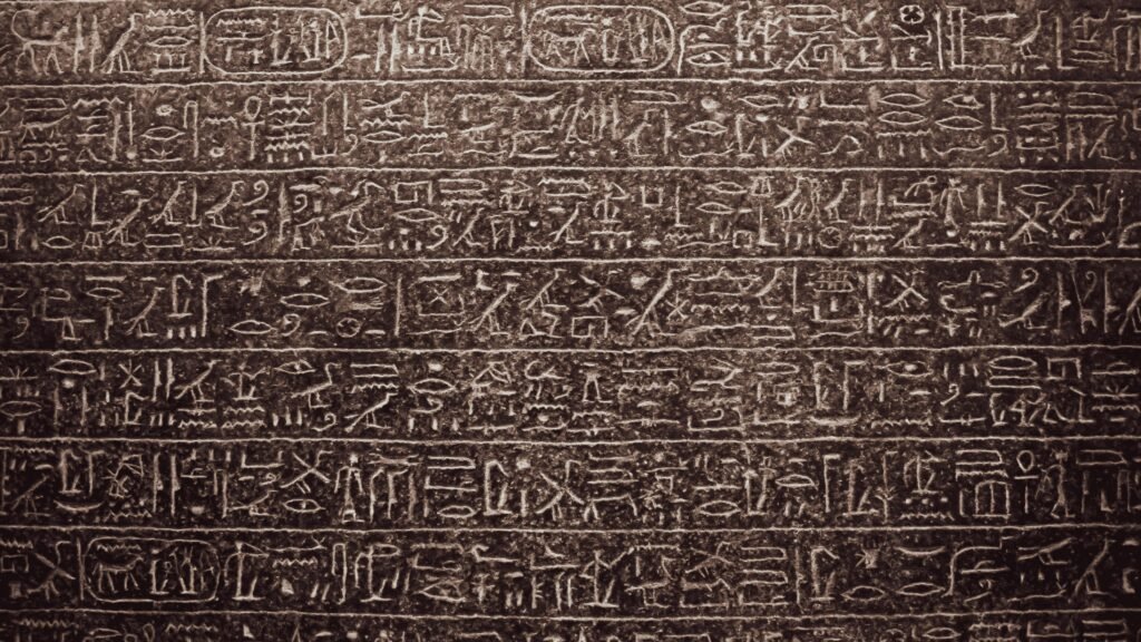 Ancient Egyptians developed one of the earliest forms of writing known as hieroglyphics