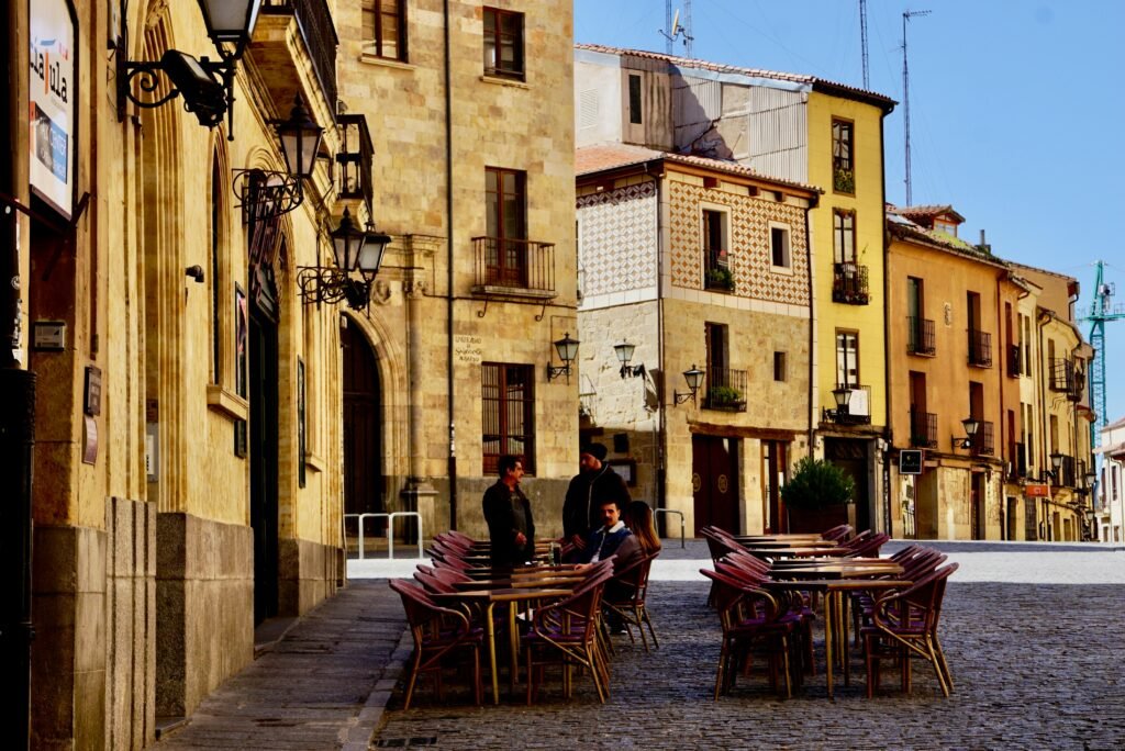 Salamanca, often called the "Golden City" due to the honey-colored glow of its sandstone buildings