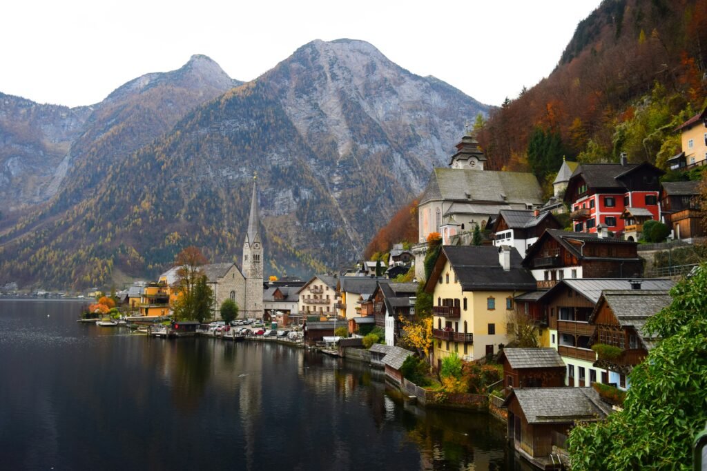 Hallstatt is a small town in the district of Gmunden, in the Austrian state of Upper Austria -Best Things to Do in Austria
